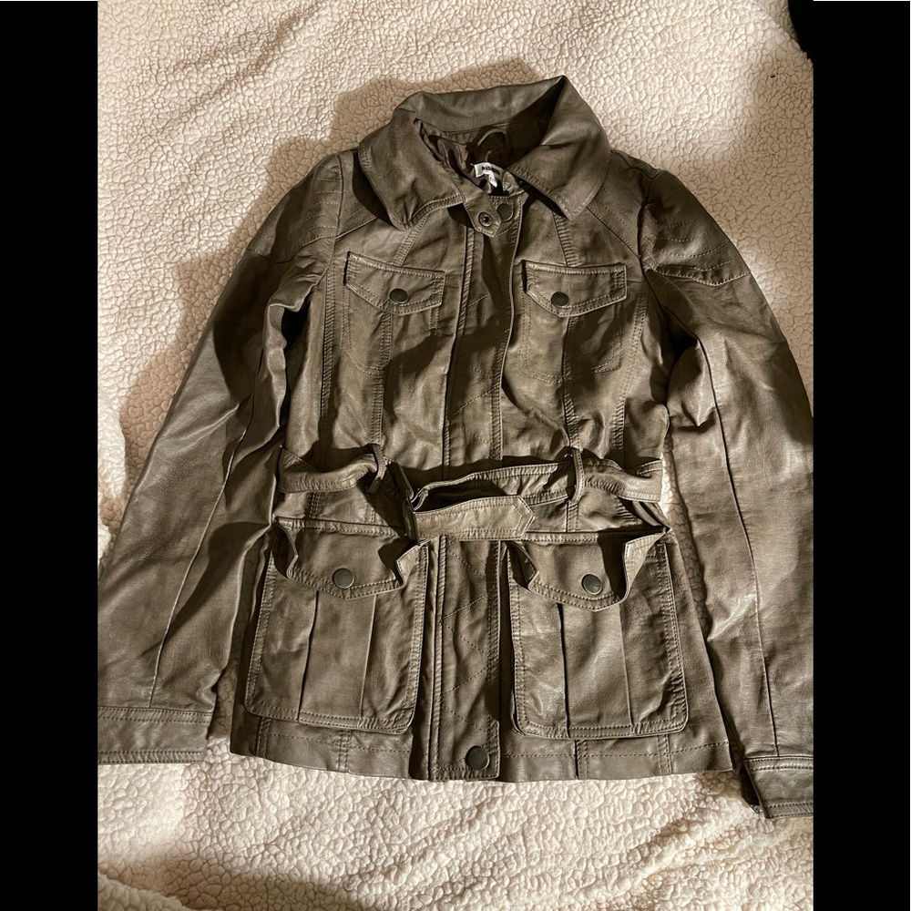 Leather jacket
